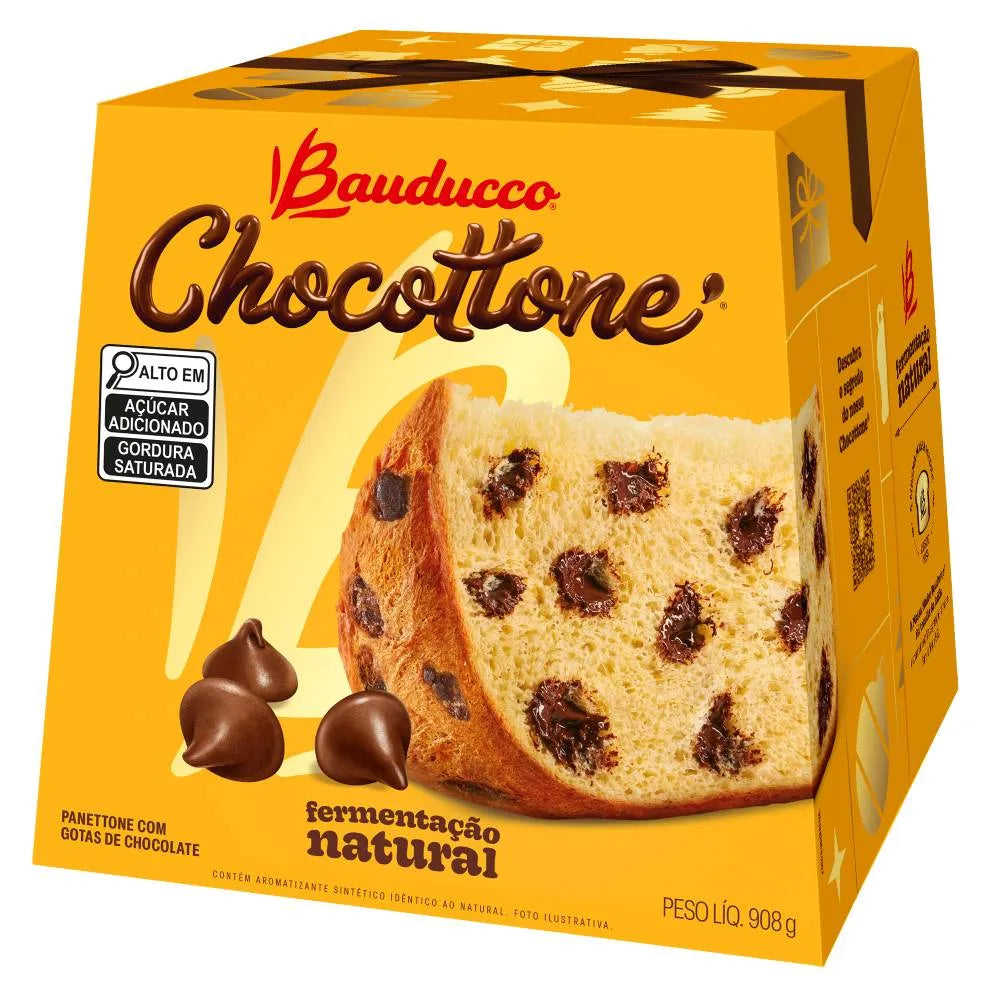 Chocottone Bauducco 908g | 12 unidades