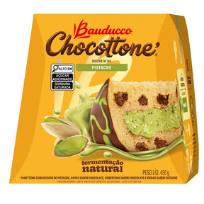 Caixa Bauducco Chocottone Recheio de Pistache 18 und 450g