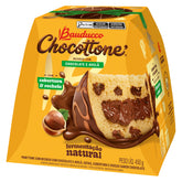 Caixa Bauducco Chocottone Recheio com Chocolate e Avelã 450g 6 und.
