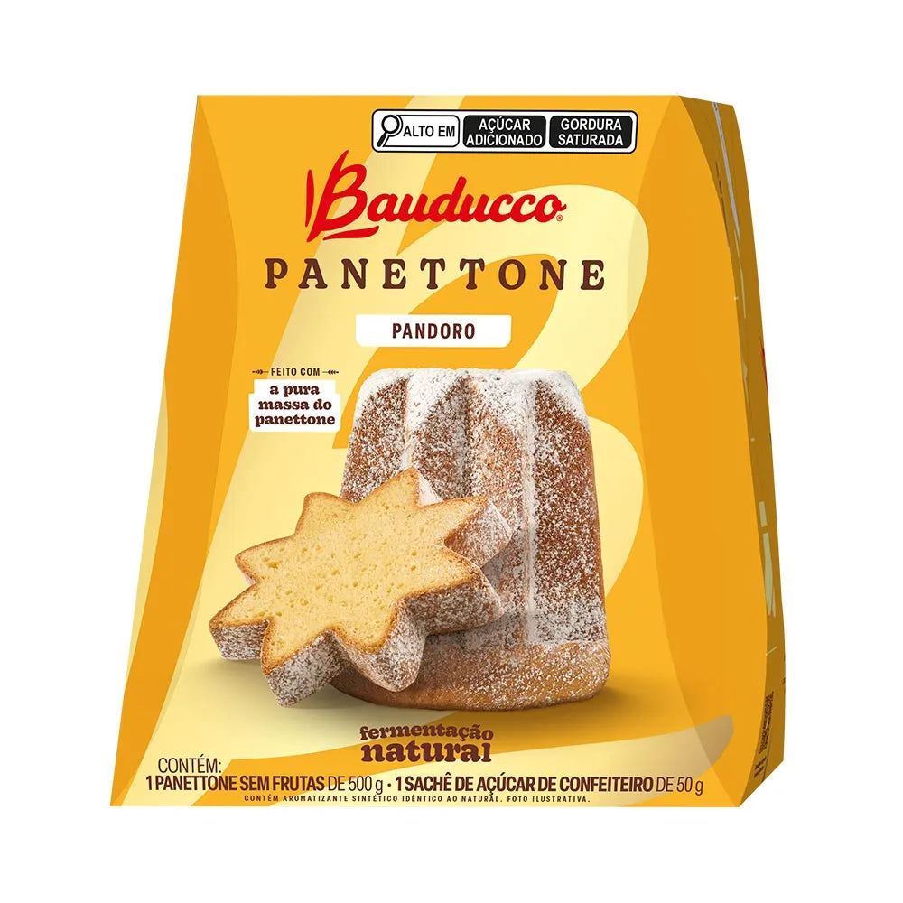 Pandoro Bauducco 500g | 6 unidades